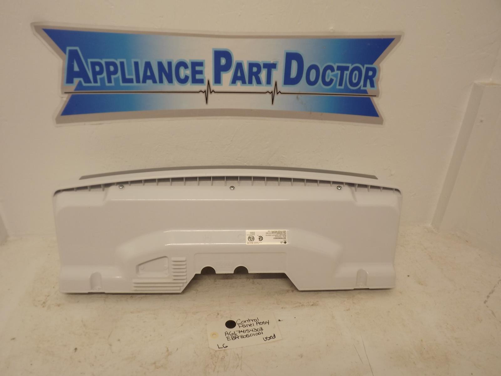LG Washer AGL74154308 EBR80501001 Control Panel Assy Used LG Washer AGL74154308 EBR80501001 Control Panel Assy Used